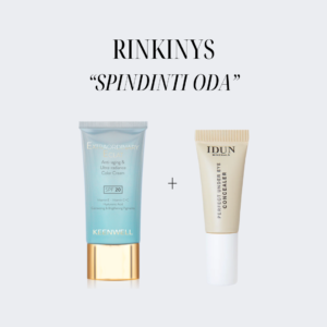Keenwell Extraordinary Eclat Anti-aging su SPF20 + IDUN Minerals maskuoklis