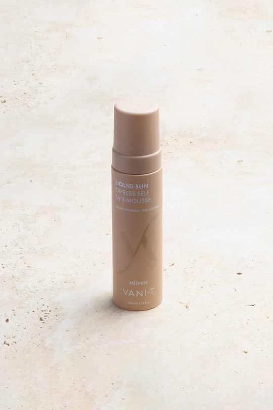 Liquid Sun Express Self Tan Mousse Medium - savaiminio įdegio putos