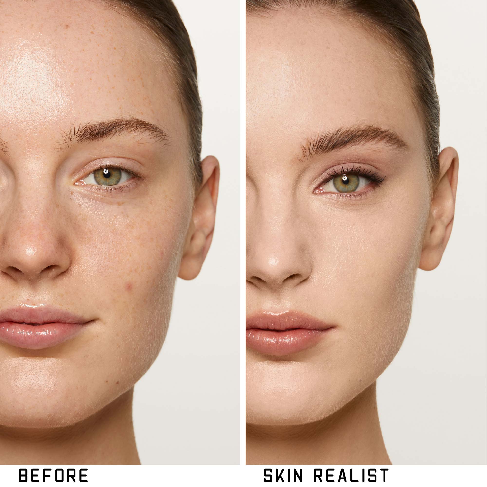 NABLA Skin Realist 1 Fair – prieš ir po